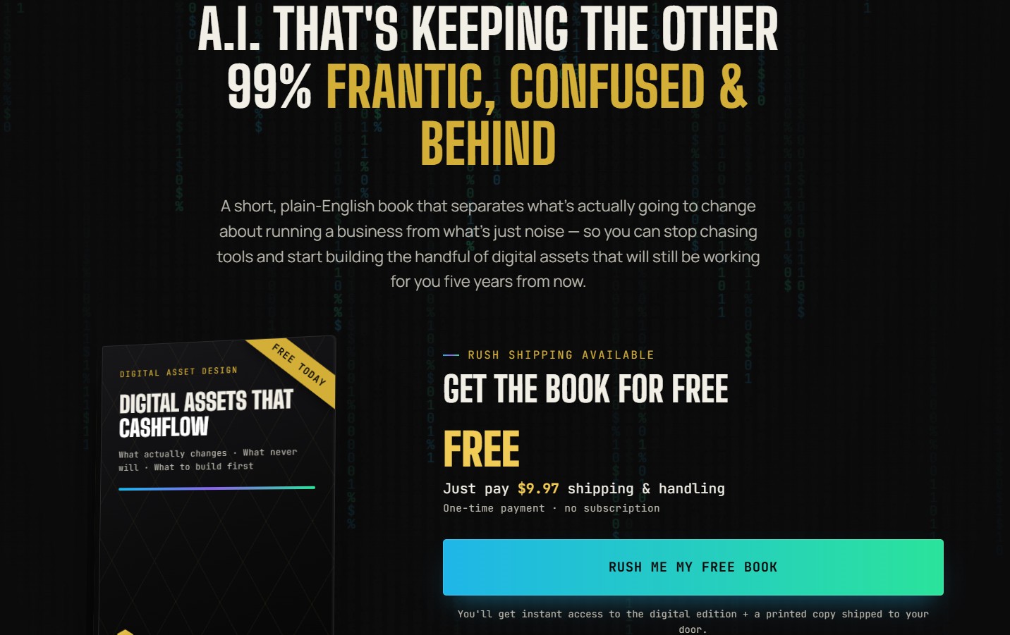 Digital Assets That Cashflow free book funnel