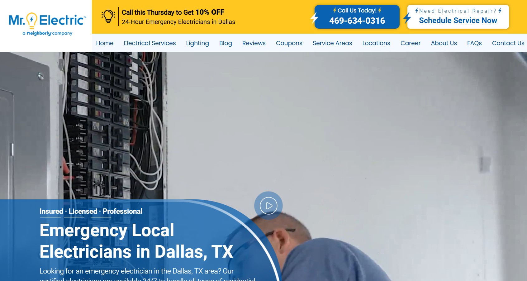 Mr. Electric website
