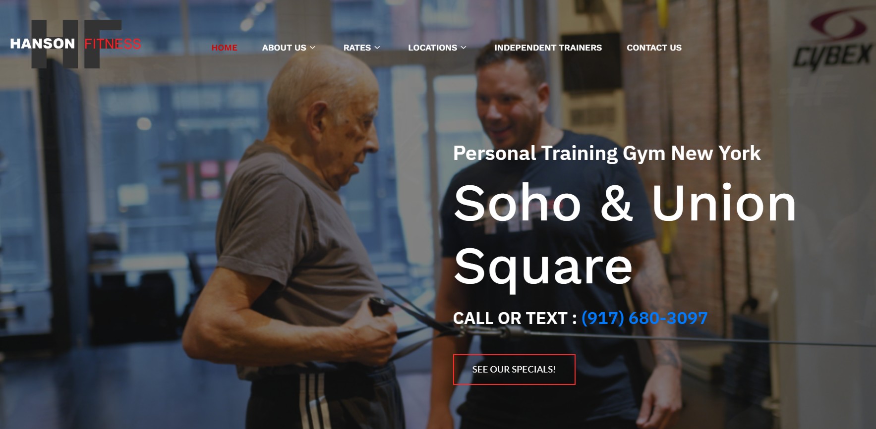 Hanson Fitness website