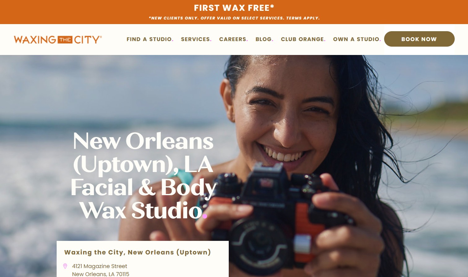 Waxing the City website