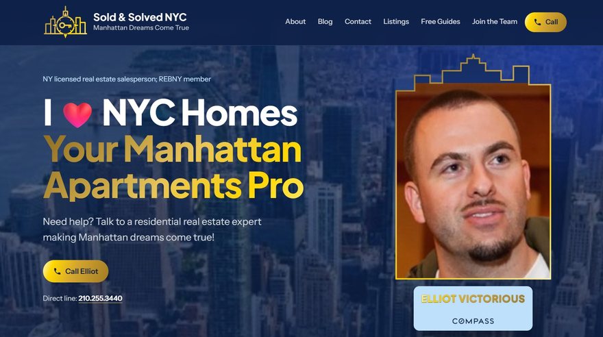 Manhattan realtor website